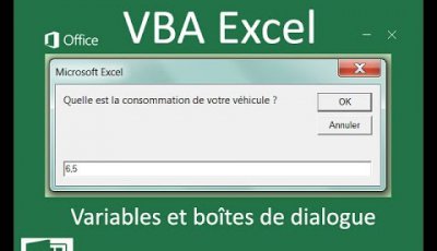 Les variables en VBA Excel, premiers pas en développement