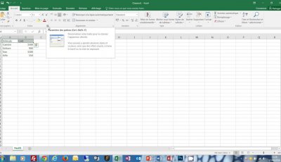 Démarrer avec Excel, création du premier classeur
